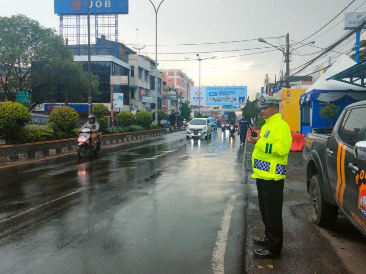 Polsek Cilegon Tegaskan Pentingnya Kehadiran Personel di Jalan Raya