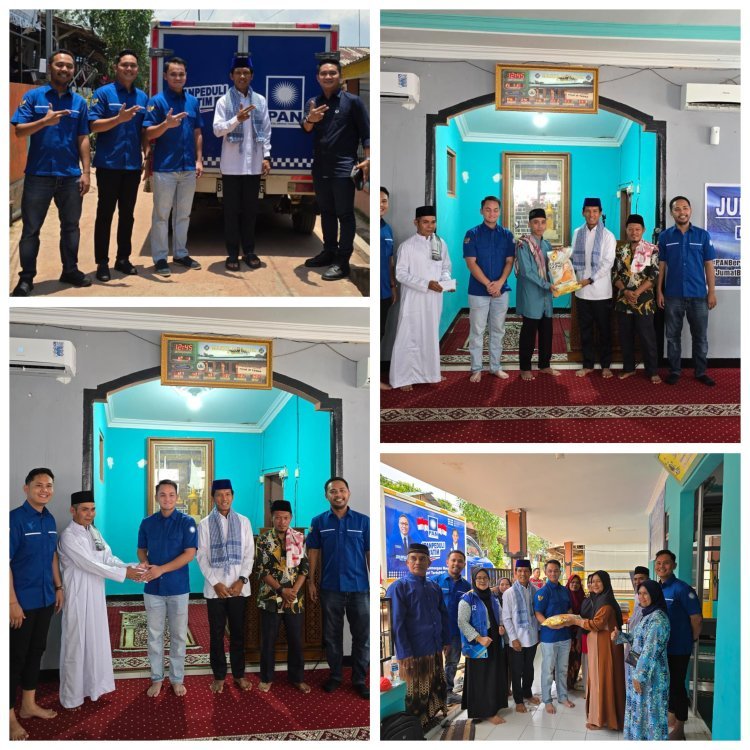 DPW PAN Kepri Laksanakan Jumat Berkah Bersama Jamaah Masjid At-Taqwa