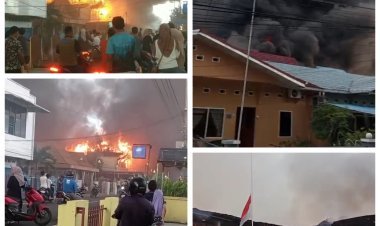 SMA Negeri 1 Tebing Tinggi Kepulauan Meranti Terbakar, Warga Harap Pemerintah Segera Bangun Kembali