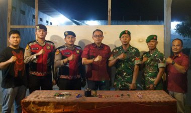 Rutan Singkil Gelar Razia Gabungan Bersama TNI dan Polri, Pastikan Hunian WBP Bebas dari HP dan Narkoba