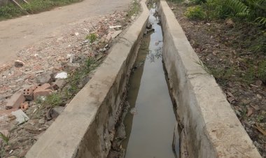 Baru Sebulan, Proyek Drainase di Sematang Borang Menjelma Menjadi 'Anaconda'