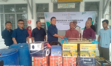 PT Socfindo Kebun Lae Butar Bagikan Alat Pertanian untuk 5 Kelompok Tani di Sebantaran HGU  Bukti Nyata Kepedulian Perusahaan terhadap Masyarakat Sekitar