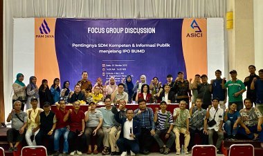 PAM Jaya Perkuat SDM dan Informasi Publik Menjelang IPO Melalui FGD Bersama ASICI