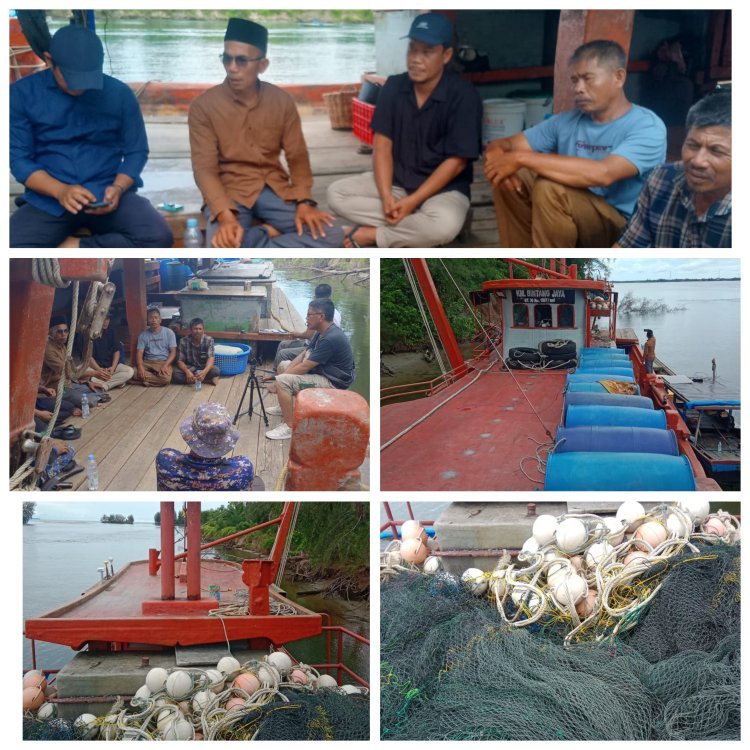 Polisi Airud Aceh Singkil Amankan Kapal Diduga Gunakan Trawl di Perairan Singkil