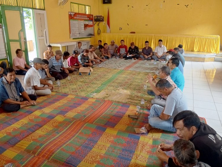 Masyarakat Adat dan Nelayan Gosong Telaga Gelar Musyawarah Terkait Penangkapan Kapal Pukat Harimau di Singkil Utara