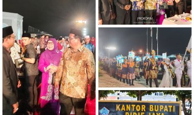 Bupati Pidie Jaya Sambut Gubernur Aceh dalam Pembukaan Resmi MTQ ke-37 Tingkat Provinsi Aceh