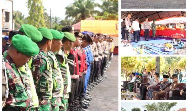 Bupati Aceh Singkil Pimpin Apel Kesiapsiagaan Tanggap Darurat Bencana 2025. Sinergi TNI, Polri, dan Pemerintah Daerah untuk Antisipasi Bencana Alam