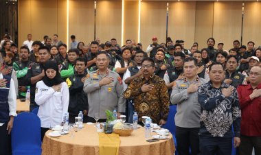 Pengemudi Online Se-Kepri Komitmen Jaga Kamtibmas, Polda Kepri Gelar Deklarasi di Batam