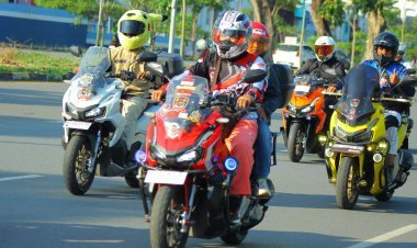 Ratusan Bikers Honda ADV Padati Batam, Honda Gelar Exploride dan Launching Model Baru