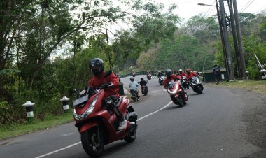 Bikers Honda Kepri Ramaikan Puncak Honda Bikers Day 2025 di Garut