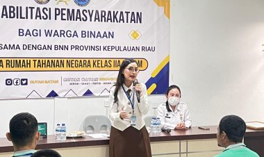 RUTAN BATAM GELAR PROGRAM REHABILITASI NARKOBA BAGI WARGA BINAAN