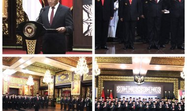 Sekjen Kemhan Pimpin Pengangkatan Sumpah dan Pelantikan 74 Pejabat Eselon I dan II