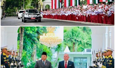 Presiden Prabowo Sambut Kedatangan Raja Yordania Abdullah II, Tegaskan Persahabatan dan Perkuat Hubungan Bilateral