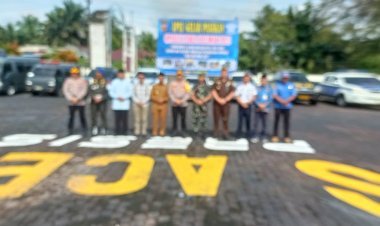 APEL GELAR PASUKAN OPERASI ZEBRA SEULAWAH 2025 DI ACEH SINGKIL, SINERGI KUAT WUJUDKAN TERTIB LALU LINTAS