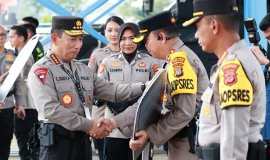 KAPOLDA KEPRI HADIRI GELAR APEL KASATWIL TAHUN 2025, KAPOLRI TEKANKAN SEMANGAT POLRI UNTUK TINGKATKAN PELAYANAN MASYARAKAT
