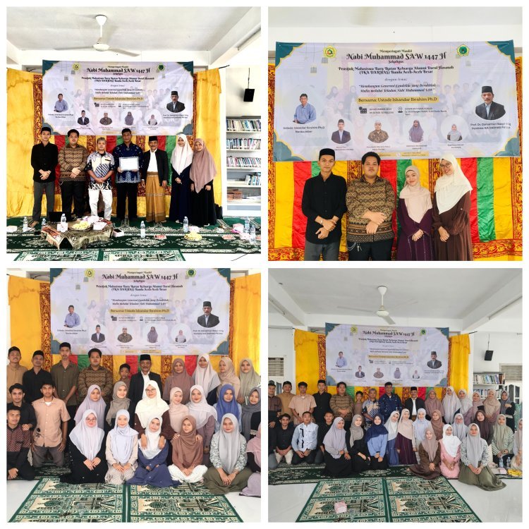 Maulid Nabi dan Peusijuek Mahasiswa Baru IKA DARHAS Banda Aceh–Aceh Besar Berjalan Khidmat