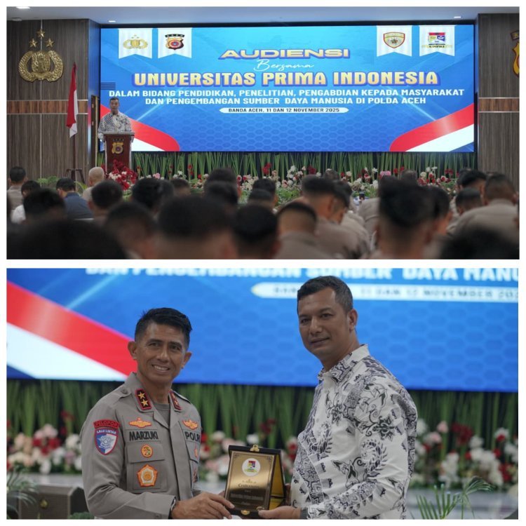 Kapolda Aceh Terima Audiensi Civitas Akademika UNPRI