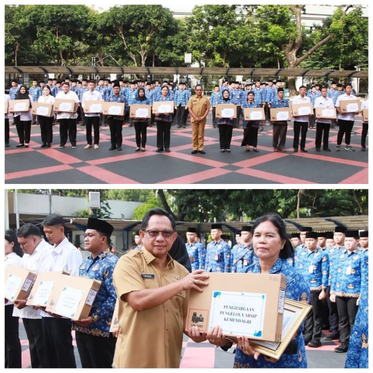 ASN Tangguh Penentu Ketahanan Negara, Kemendagri Lantik 186 PNS Baru