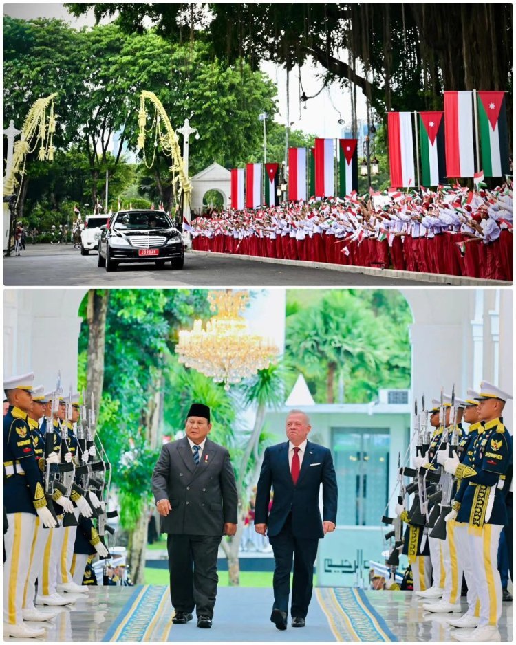 Presiden Prabowo Sambut Kedatangan Raja Yordania Abdullah II, Tegaskan Persahabatan dan Perkuat Hubungan Bilateral