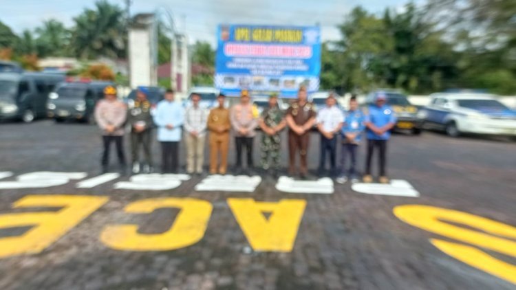 APEL GELAR PASUKAN OPERASI ZEBRA SEULAWAH 2025 DI ACEH SINGKIL, SINERGI KUAT WUJUDKAN TERTIB LALU LINTAS