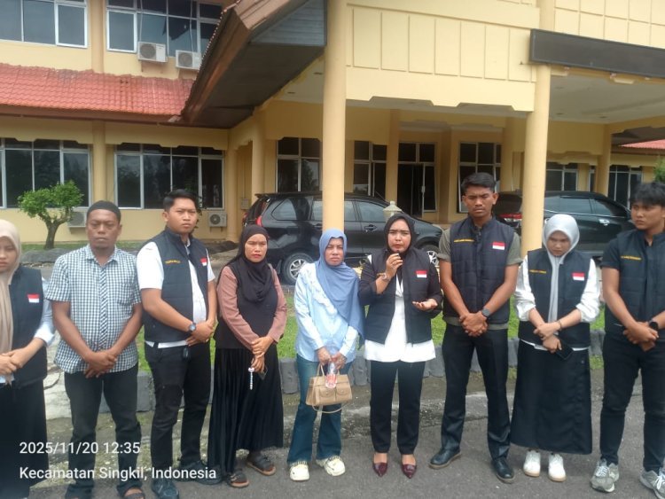 Imelda Syafitri Kembali ke Aceh Singkil, Minta Maaf kepada Mantan Suami, Didampingi GERMAS PPA