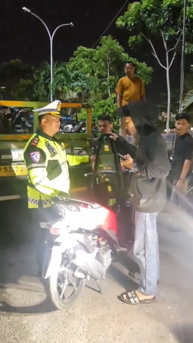 Satlantas Barelang penertipan Balap Liar dan Knalpot Brong di Dua Titik Rawan, 66 Kendaraan Terjaring Operasi Zebra Seligi 2025