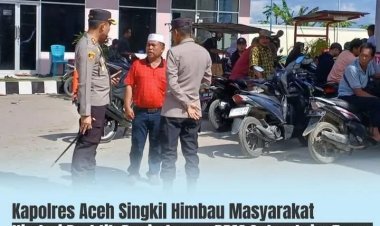 Kapolres Aceh Singkil Imbau Warga Tak Timbun BBM dan Minta Pengecer Jaga Stabilitas Harga Pasca Banjir