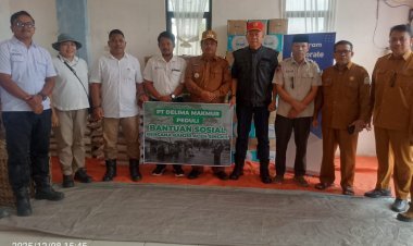 Bupati Aceh Singkil Terima Bantuan Banjir dari PT Delima Makmur untuk Disalurkan kepada Warga Terdampak