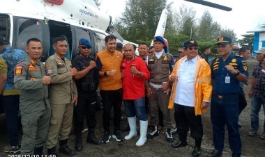 Gubernur Aceh Bertolak ke Banda Aceh Usai Meninjau Lokasi Banjir di Aceh Singkil