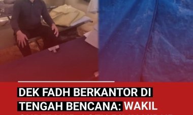 Wagub Aceh Dek Fadh Nginep di Tenda Pengungsian Aceh Tamiang, Pastikan Pemulihan Bencana Berjalan Cepat