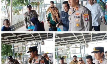 Jumat Berkah, Jurnalis dan Polsek KKP Polresta Barelang Berbagi 500 Paket Makanan di Pelabuhan Batam