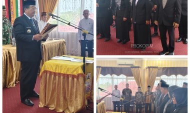 Bupati Aceh Singkil Lakukan Rotasi dan Mutasi Sejumlah SKPK, Isi Kekosongan Jabatan Eselon III dan IV