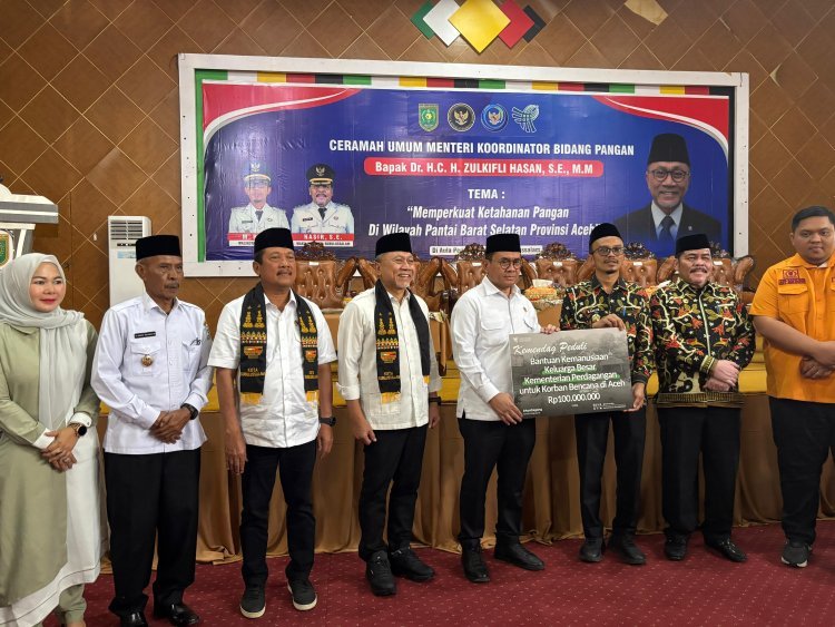 Kunjungan Menko Pangan ke Subulussalam Bahas Pemulihan Banjir Aceh Singkil