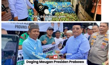 Bupati Aceh Singkil Pantau Langsung Pembagian Daging Meugang Banpres untuk Korban Banjir