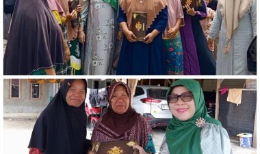 TP-PKK Aceh Singkil Salurkan 270 Kain Sarung untuk Warga Terdampak Banjir di Hari Meugang