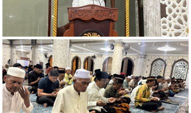 Bupati Aceh Singkil Sampaikan Arahan di Malam Pertama Tarawih 1447 H