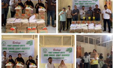 Koperasi Rimo Singkil Sawit Makmur, Berbagi Paket Sembako Jelang Ramadan 1447 H, Warga Blok 18 Sampaikan Terima Kasih