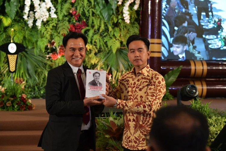 Hadiri Peluncuran Delapan Buku Yusril Ihza Mahendra, Wapres Apresiasi Pengabdian Lintas Rezim