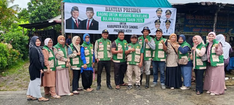 Bupati Aceh Singkil Perintahkan Daging Meugang Bantuan Presiden Diantar Langsung ke Rumah Korban Banjir