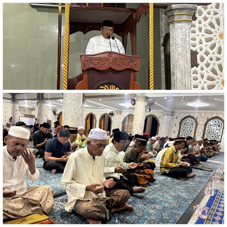 Bupati Aceh Singkil Sampaikan Arahan di Malam Pertama Tarawih 1447 H