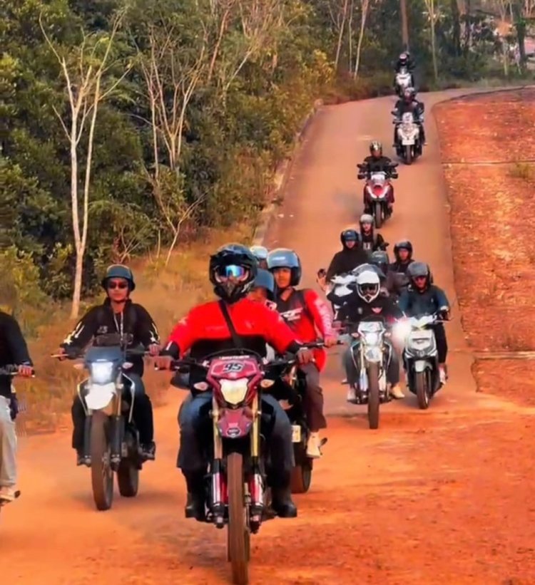 Ratusan Bikers Honda Kepri Ramaikan Fun Motour Camp 2026, Touring hingga Camping di Pantai Vio-Vio