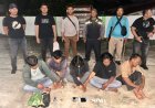 Berawal dari Dumas Masyarakat, Polres Simalungun Gerebek Sarang Narkoba di Ex Galon Pertamina, 5 Tersangka Diringkus!