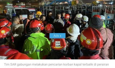 Tugboat Terbalik di Perairan ASL Batam, 3 ABK Tewas dan 1 Masih Hilang, Perusahaan Tanggung Seluruh Biaya Korban