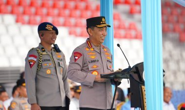 Pimpin Apel Ojol-Buruh di Sumsel, Kapolri Tekankan Jaga Persatuan hingga Stabilitas Nasional