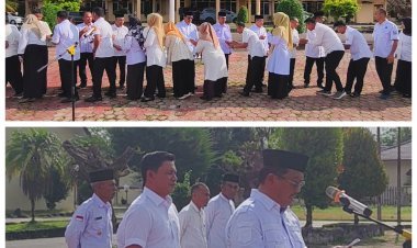 Bupati Aceh Singkil Pimpin Apel Perdana Pascale-bar Idul Fitri, Soroti Disiplin ASN