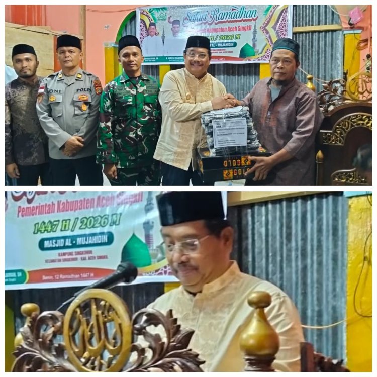Safari Ramadhan di Singkohor, Pemkab Aceh Singkil Ajak Masyarakat Perkuat Ukhuwah di Malam ke-13