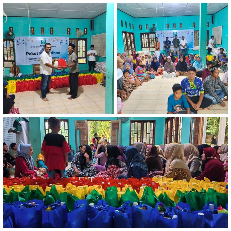 Koperasi RSSM Bagikan 145 Paket Ramadan kepada Warga Desa Situbuh Tubuh