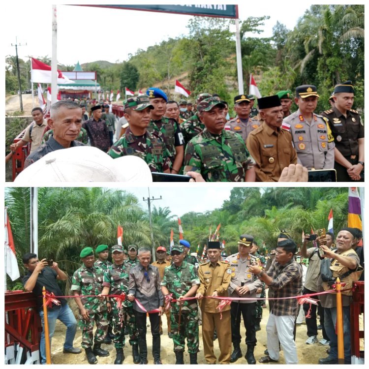 Bupati Aceh Singkil Apresiasi Peresmian Jembatan Lae Sipola, Perkuat Akses dan Pemulihan Pascabencana