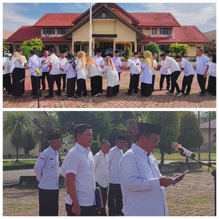 Bupati Aceh Singkil Pimpin Apel Perdana Pascale-bar Idul Fitri, Soroti Disiplin ASN