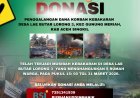 Peduli Sesama, Pemuda Desa Lae Butar Galang Donasi untuk Korban Kebakaran